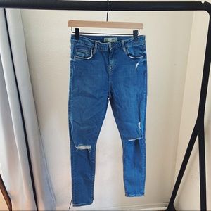 Topshop Jamie High Waisted Jeans W30 L28